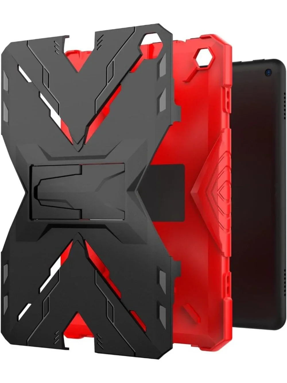 Kickstand Armor Defender Case – Purple –‎ For Fire 8/8 Plus (12th Gen, 2022)
